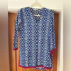 Roller Rabbit Tunic Beach Coverup - XS Roberta Roller Rabbit - Vintage!